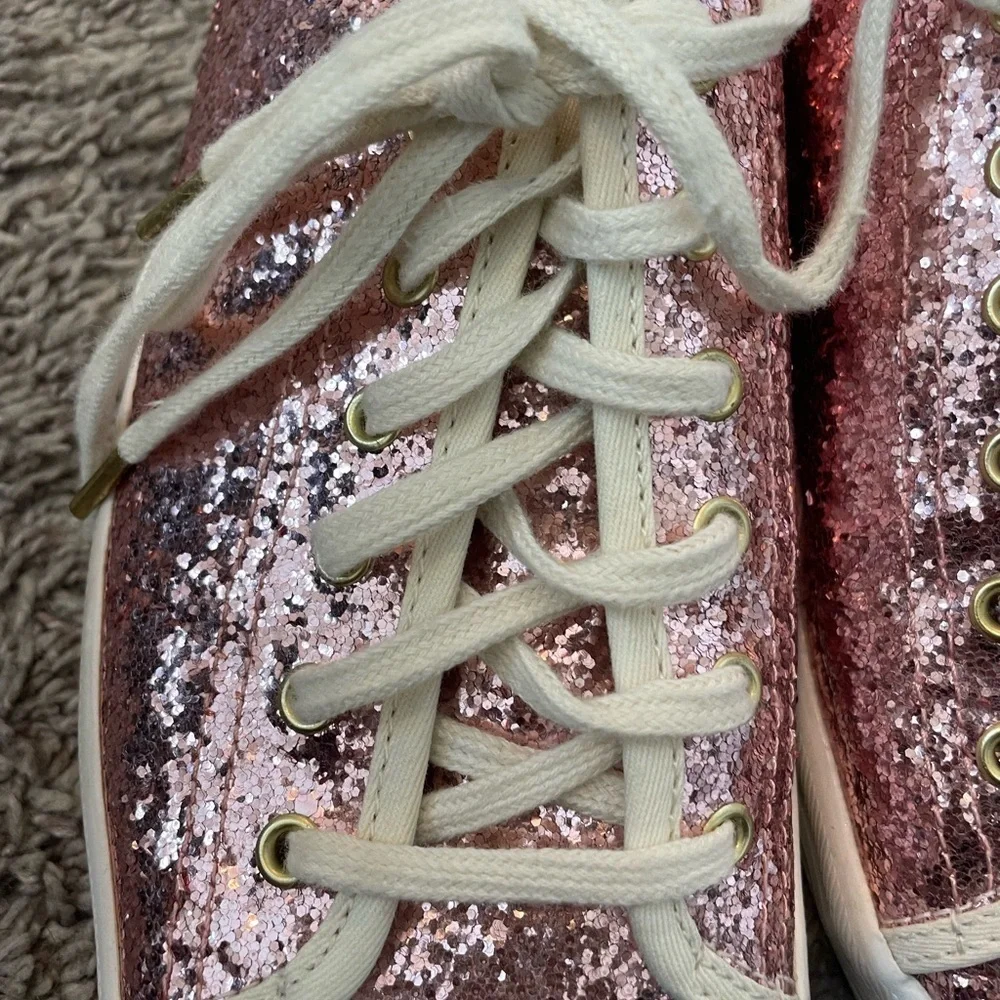 Kate Spade x Keds Pink Sparkle Sneakers